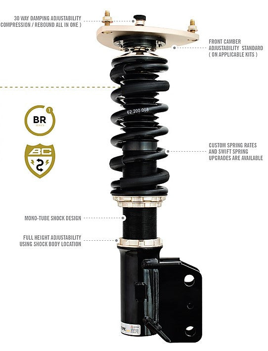 Coilovers BC Nissan Sentra 1990-1995